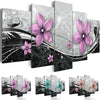 Abstract Gorgeous Flower 5 Piece Canvas Wall Art Poster Print Home Decor