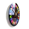 Tempered Glass Wall Clock Living Room Bedroom Silent