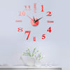 3D Decorative Clock Acrylic Digital Mirror Hanging Clocks