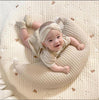 Ins Cotton Fur Ball Moon Pillow Cushion Baby Removable And Washable Breastfeed Pillow