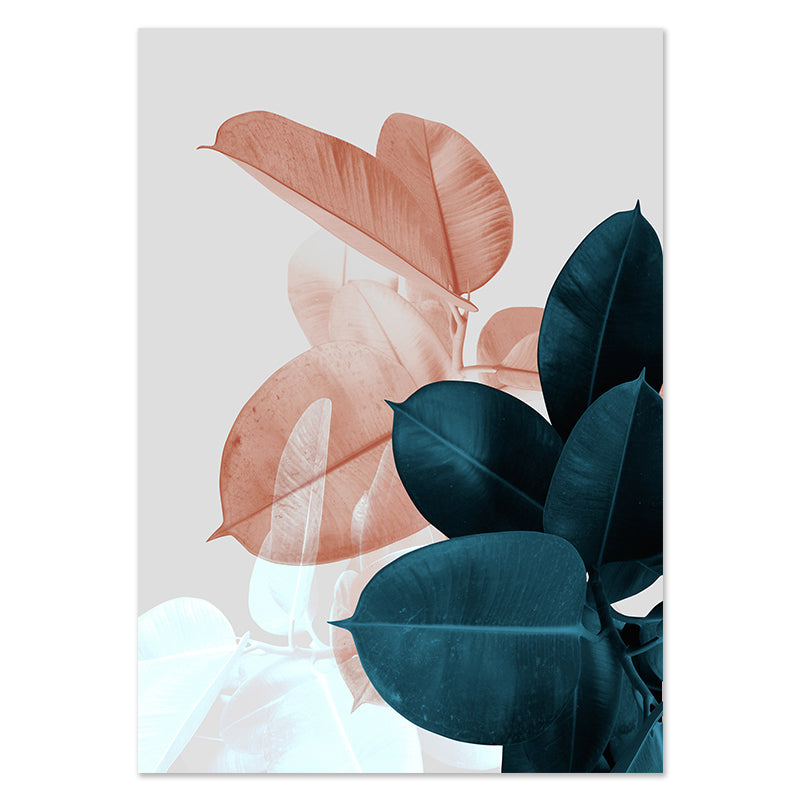 Printed Nordic Foliage Canvas Painting Floral Wall Art Decor