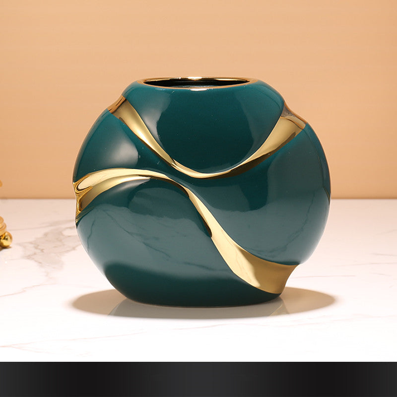 Light Luxury Ceramic Vase Decoration