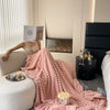 Nordic Light Luxury Rabbit Plush Blanket