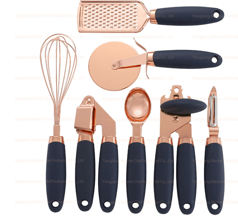 Kitchen Household Peeler Gadget Copper Plating Set