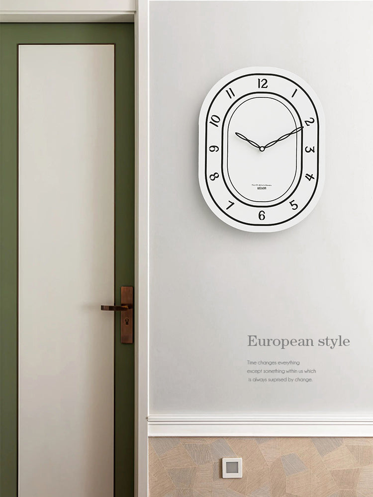 Punch-free Home Light Luxury Clock