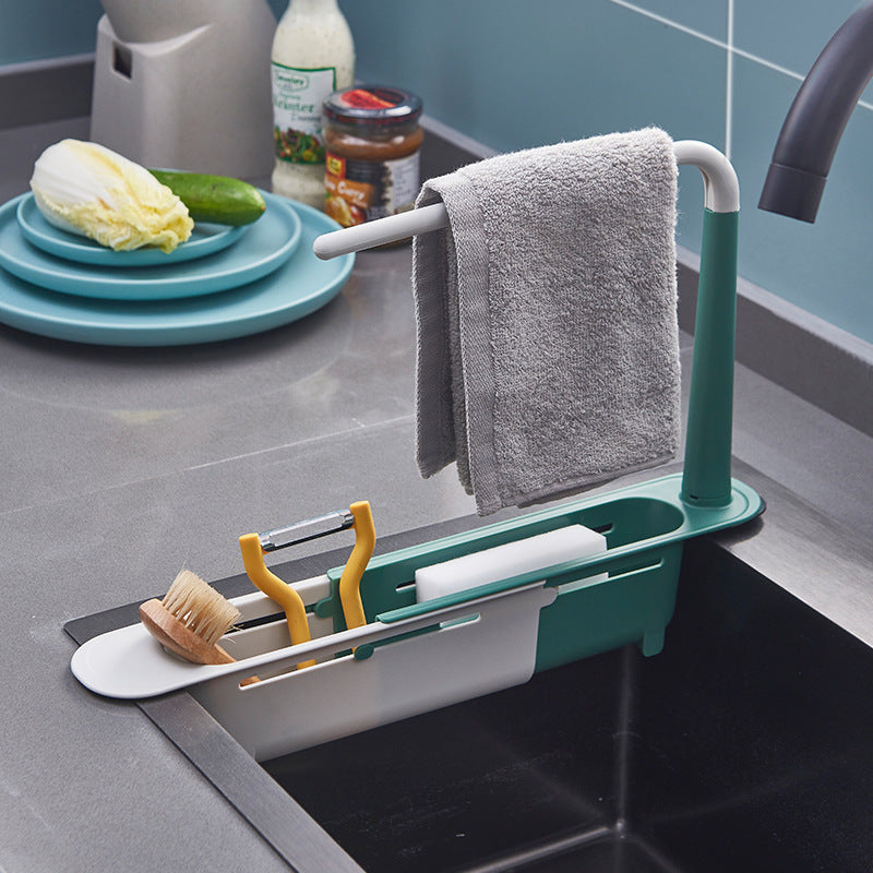 New Kitchen Sink Rack Telescopic Drain Rack Drain Basket